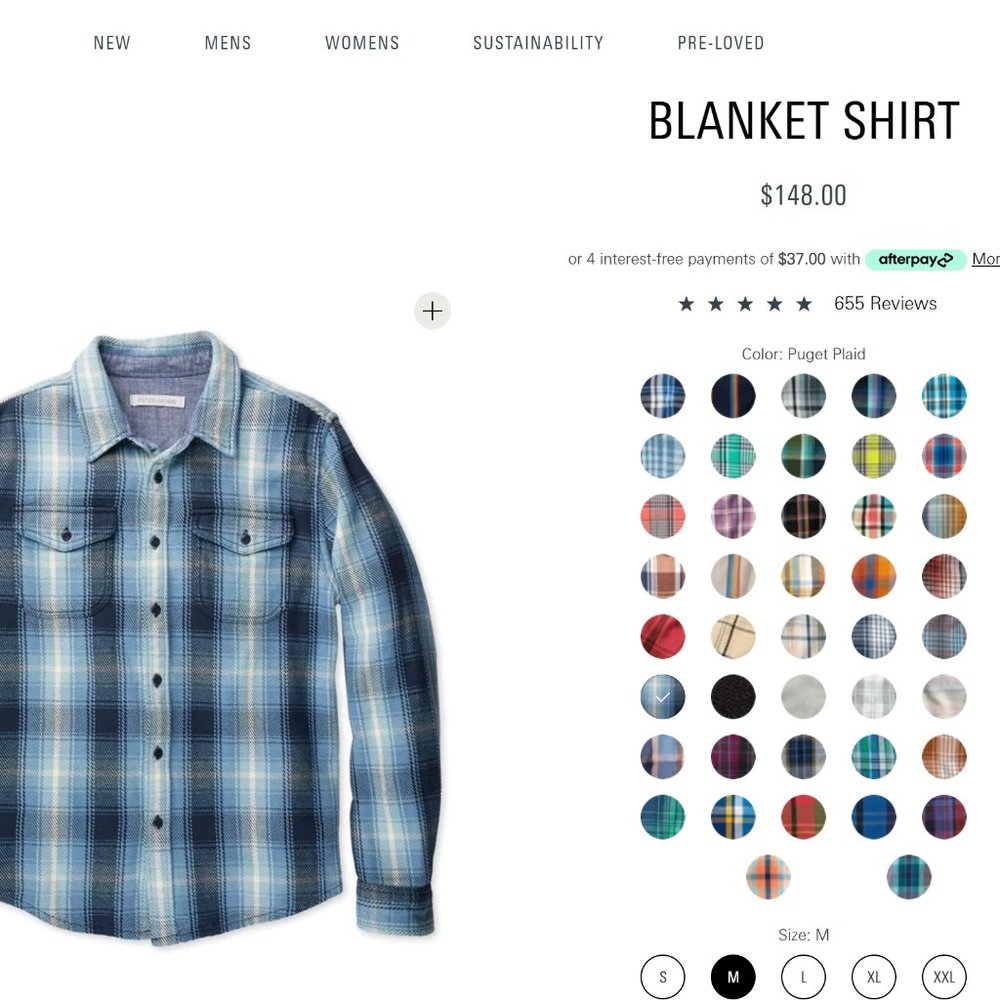 outerknown blanket shirt
